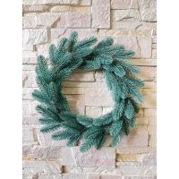 Литий вінок новорічний №2 блакитний