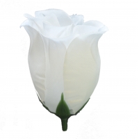 Бутон шовк білий