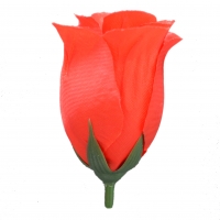 Бутон шовк червоний