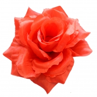 Троянда шовк червоний