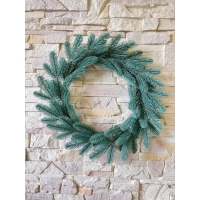 Литий вінок новорічний №3 блакитний