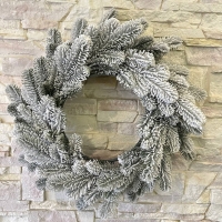 Cast New Year's wreath No 0.69 snowy