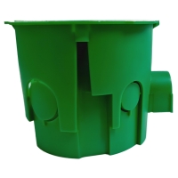 Коробка монтажна Підрозетник для суцільних стін набірна 68*60 мм