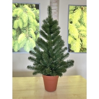Ялинка сувенірна зелена 70 см. в горщику