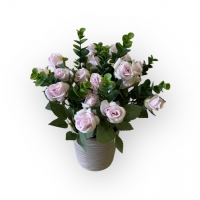 Букет троянди карликової в кашпо