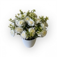 Букет жоржини в кашпо