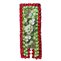 Tombstone made of artificial needles with flowers “Prestige”