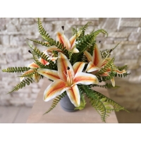 Букет лілії латексної в кашпо