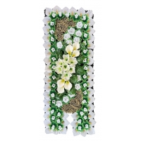 Tombstone made of artificial needles with flowers “Prestige”