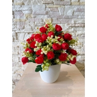 Букет Камелії в кашпо