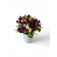 Букет Камелии в кашпо