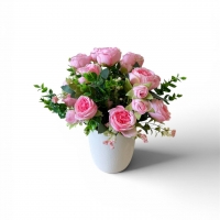 Букет Пион в кашпо